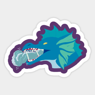 Splash Zone! Water Dragon Sticker